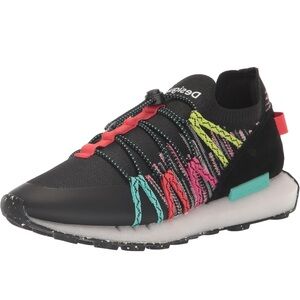 Desigual Black Multicolor Sneakers